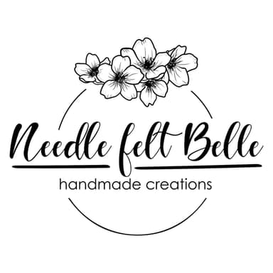 Needle felt Belle, handmade creations 
